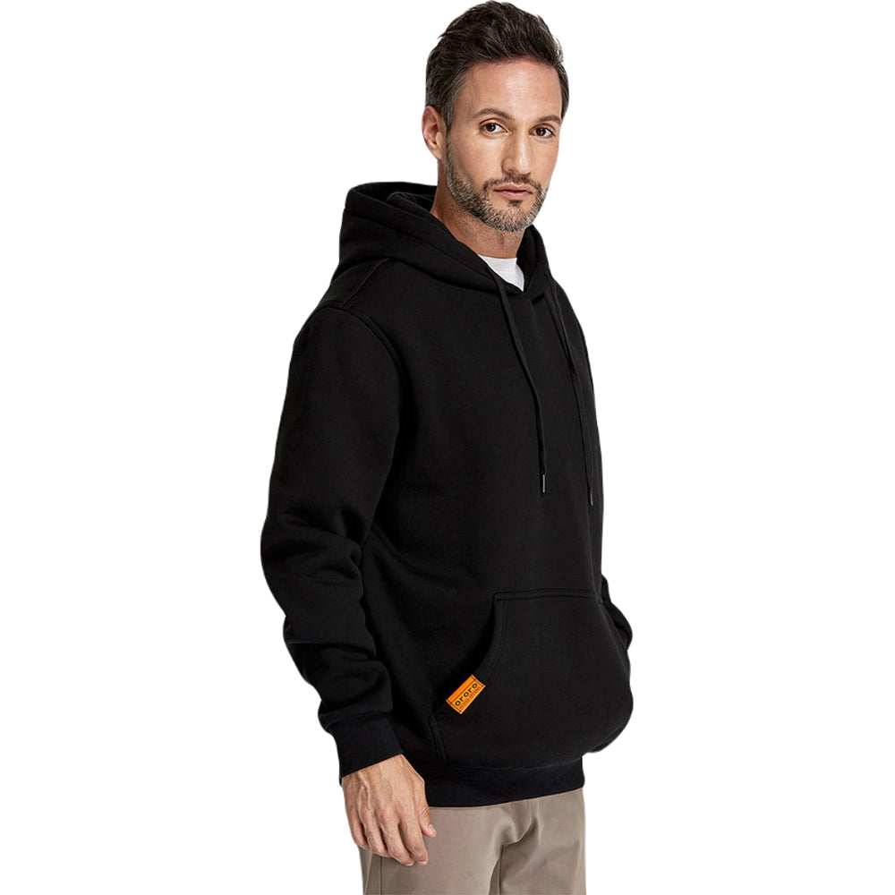 Ororo Unisex Black Heated Pullover Hoodie