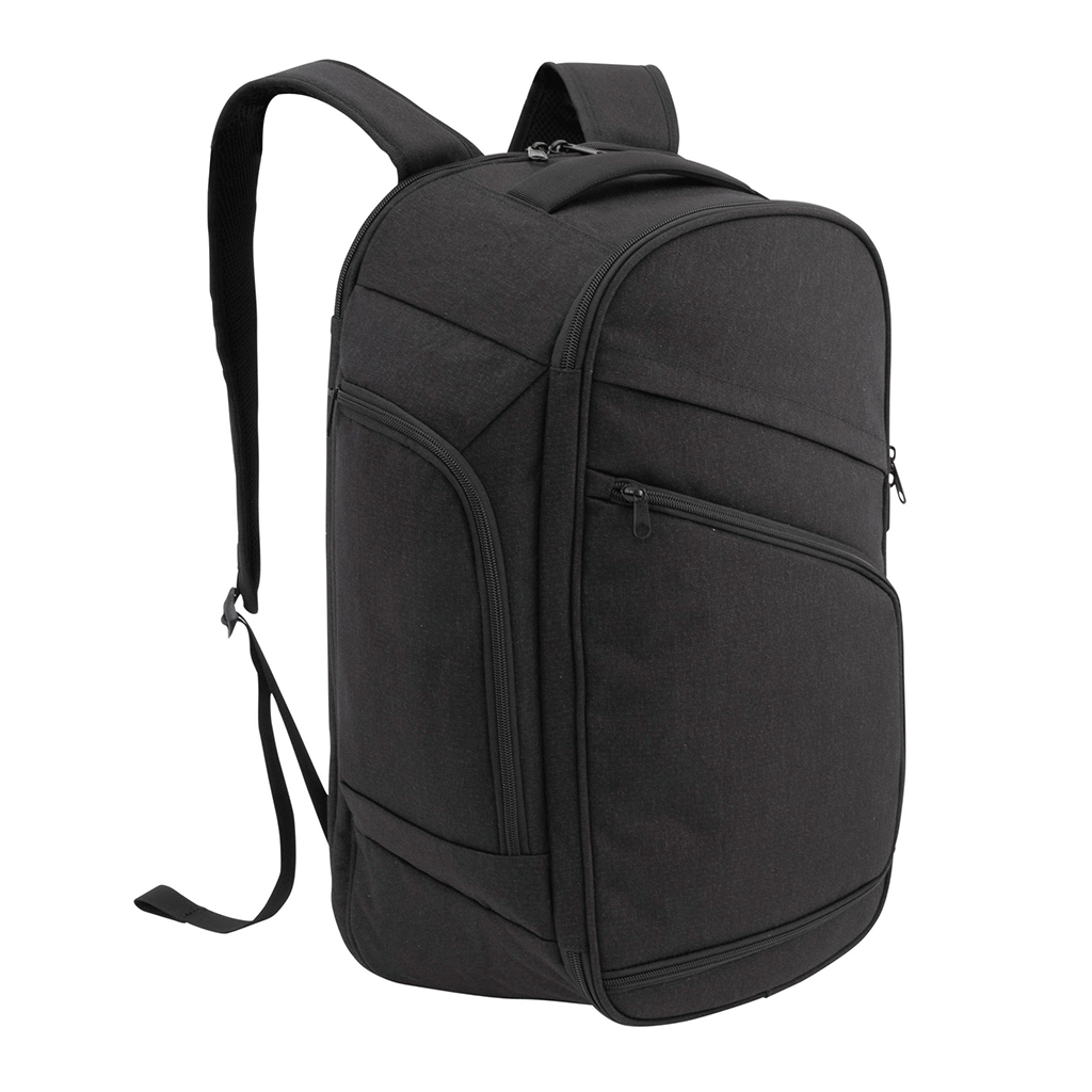 Mercury Luggage Black Large Comfort Laptop Backpack