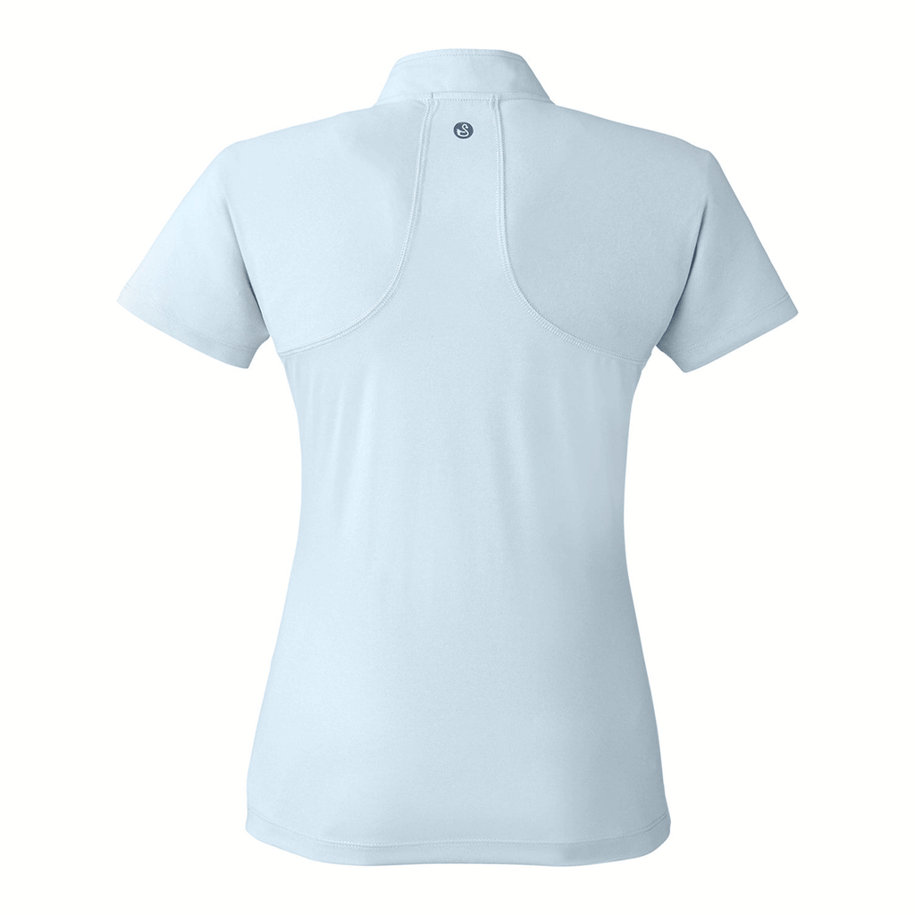 Swannies Golf Women's Sky Heather Quinn Polo