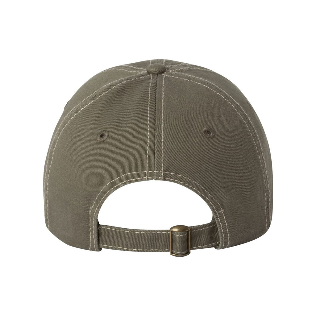 Valucap Olive/Stone Classic Dad's Cap