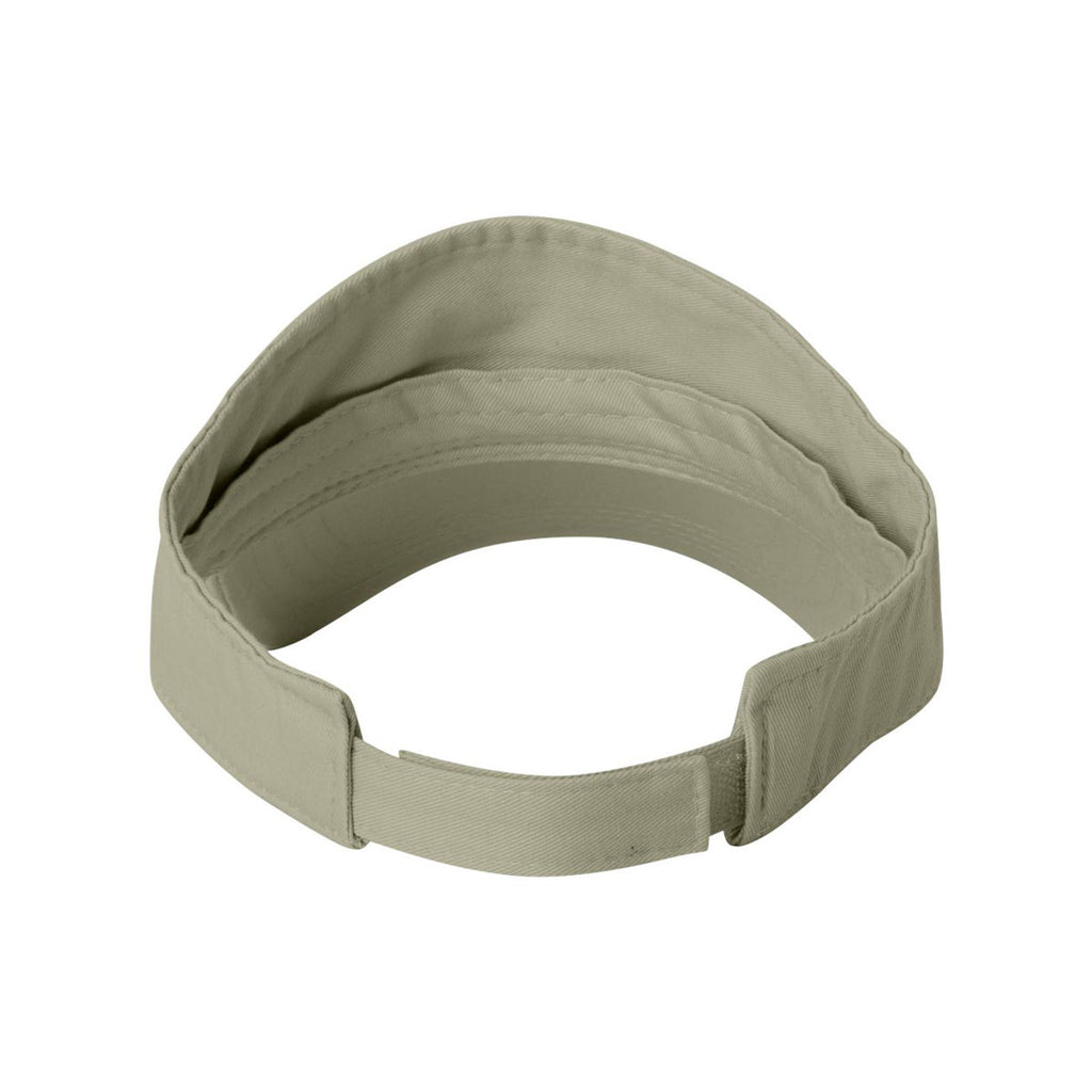 Valucap Khaki Bio-Washed Visor