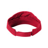 Valucap Red Bio-Washed Visor