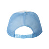 Valucap White/Baby Blue Foam Trucker Cap