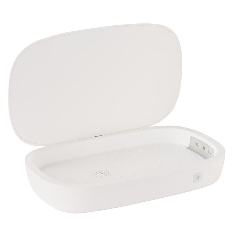 Logomark White Steward Sanitizing Station & Charger