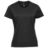 Stormtech Women's Black Dockyard Performance Short Sleeve Tee