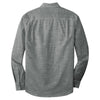 Port Authority Men's Grey Slub Chambray Shirt