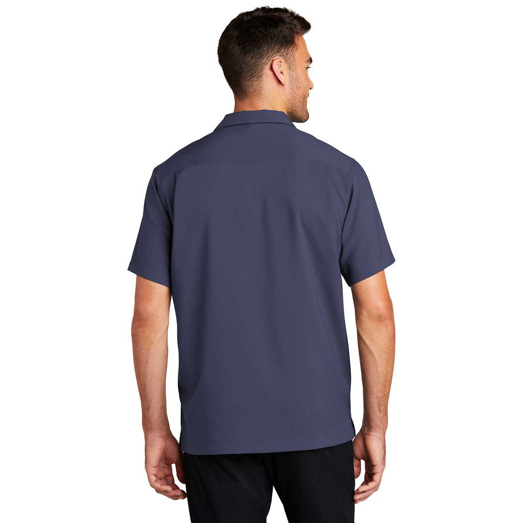 Port Authority Men's True Navy Short Sleeve Performance Staff Shirt