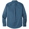 Port Authority Men's Regatta Blue Long Sleeve SuperPro React Twill Shirt