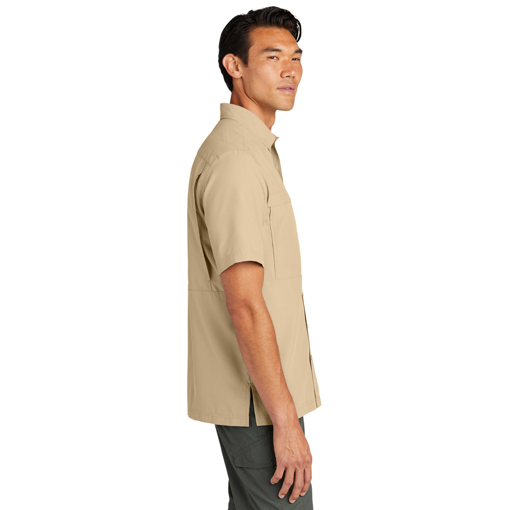 Port Authority Men's Oat Short Sleeve UV Daybreak Shirt