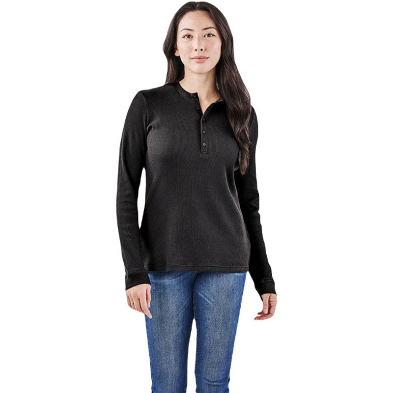 Stormtech Women's Graphite Ashburn Henley