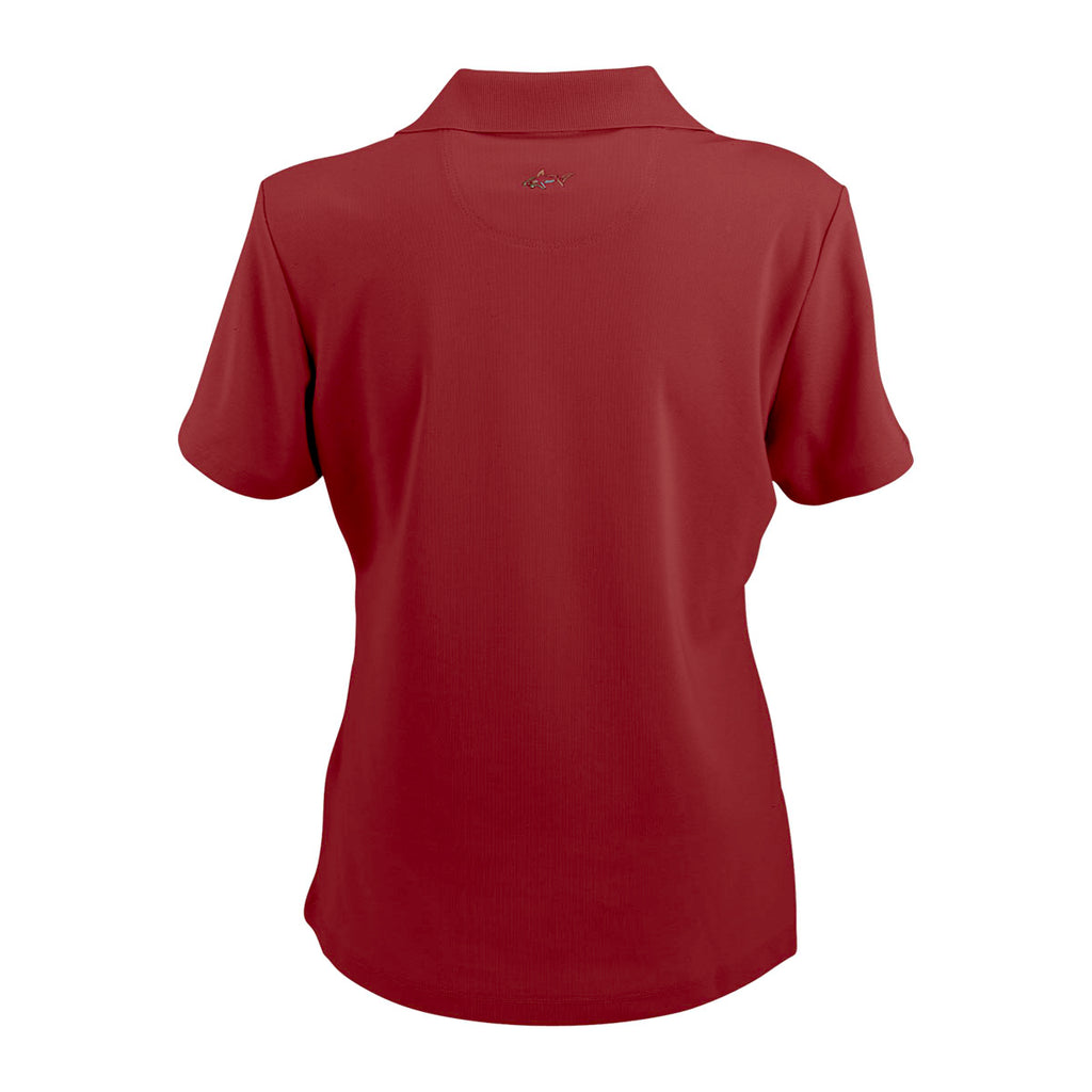 Greg Norman Women's Cardinal Play Dry Performance Mesh Polo