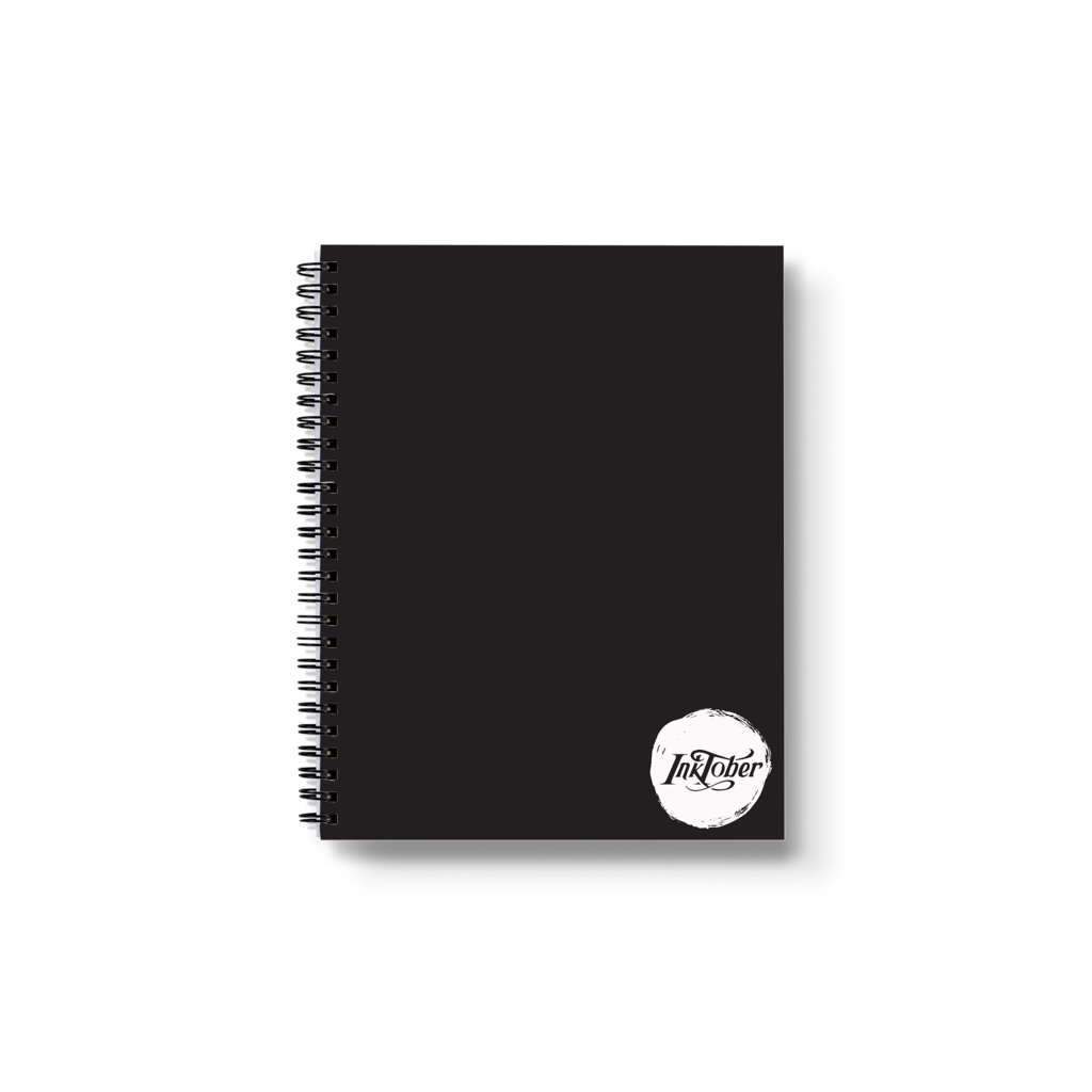 Denik White Medium Wire-O Notebook - 7" x 9"