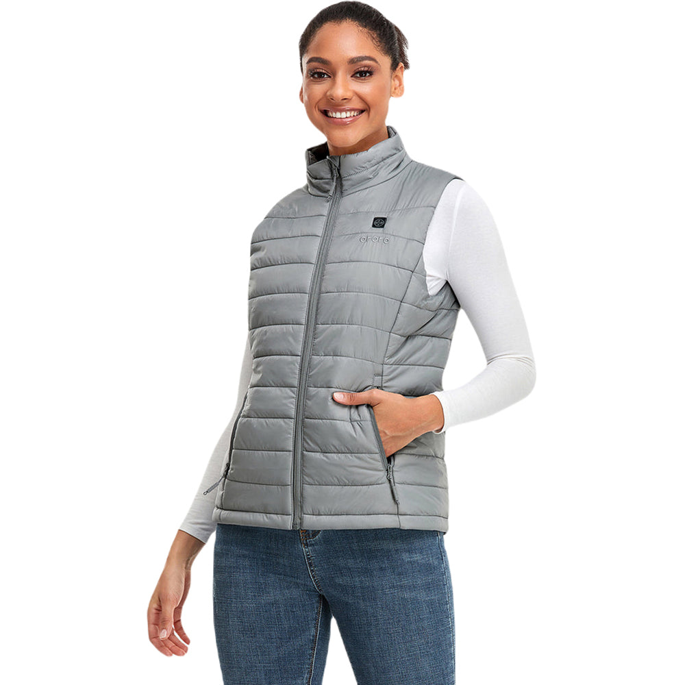 Ororo Women's Grey Classic Heated Vest