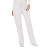 Cherokee Women's White Workwear Revolution Mid Rise Drawstring Cargo Pant