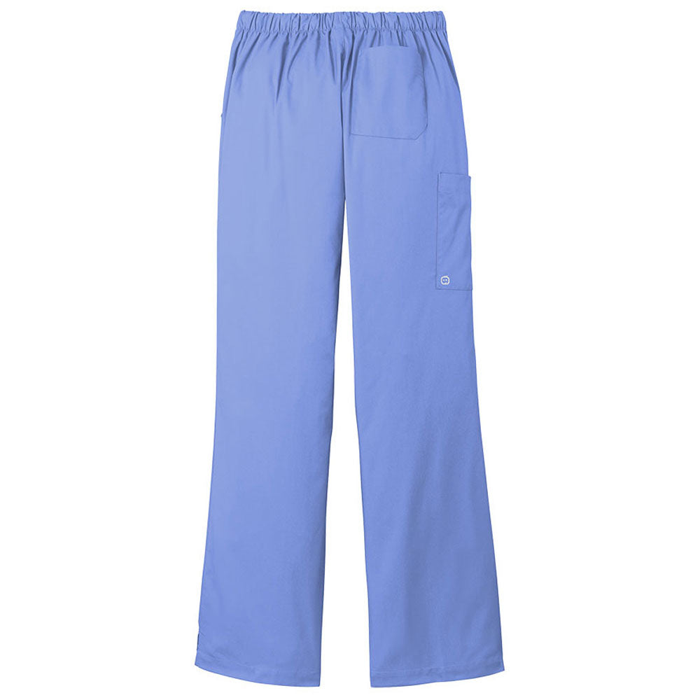 WonderWink Women's Ceil Blue WorkFlex Flare Leg Cargo Pant