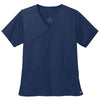 WonderWink Women's Navy WorkFlex Mock Wrap Top