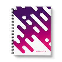 Denik White Large Wire-O Notebook - 8.5