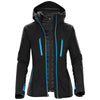 Stormtech Women's Black/Electric Blue Matrix System Jacket