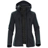 Stormtech Women's Charcoal Twill/Black Matrix System Jacket