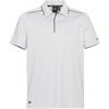 Stormtech Men's White/Black Inertia Sport Polo