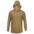 BAW Men's Military Brown Xtreme-Tek Long Sleeve Hood