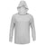 BAW Men's Silver Xtreme-Tek Long Sleeve Hood