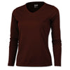 BAW Women's Maroon Xtreme Tek Long Sleeve Shirt