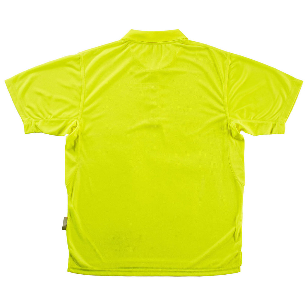 Xtreme Visibility Unisex Yellow HiVis Perfect Polo