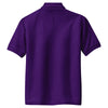 Port Authority Youth Purple Silk Touch Polo