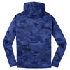 Sport-Tek Youth True Royal Sport-Wick CamoHex Fleece Hooded Pullover