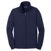 Sport-Tek Youth Navy Sport-Wick Fleece Full-Zip Jacket