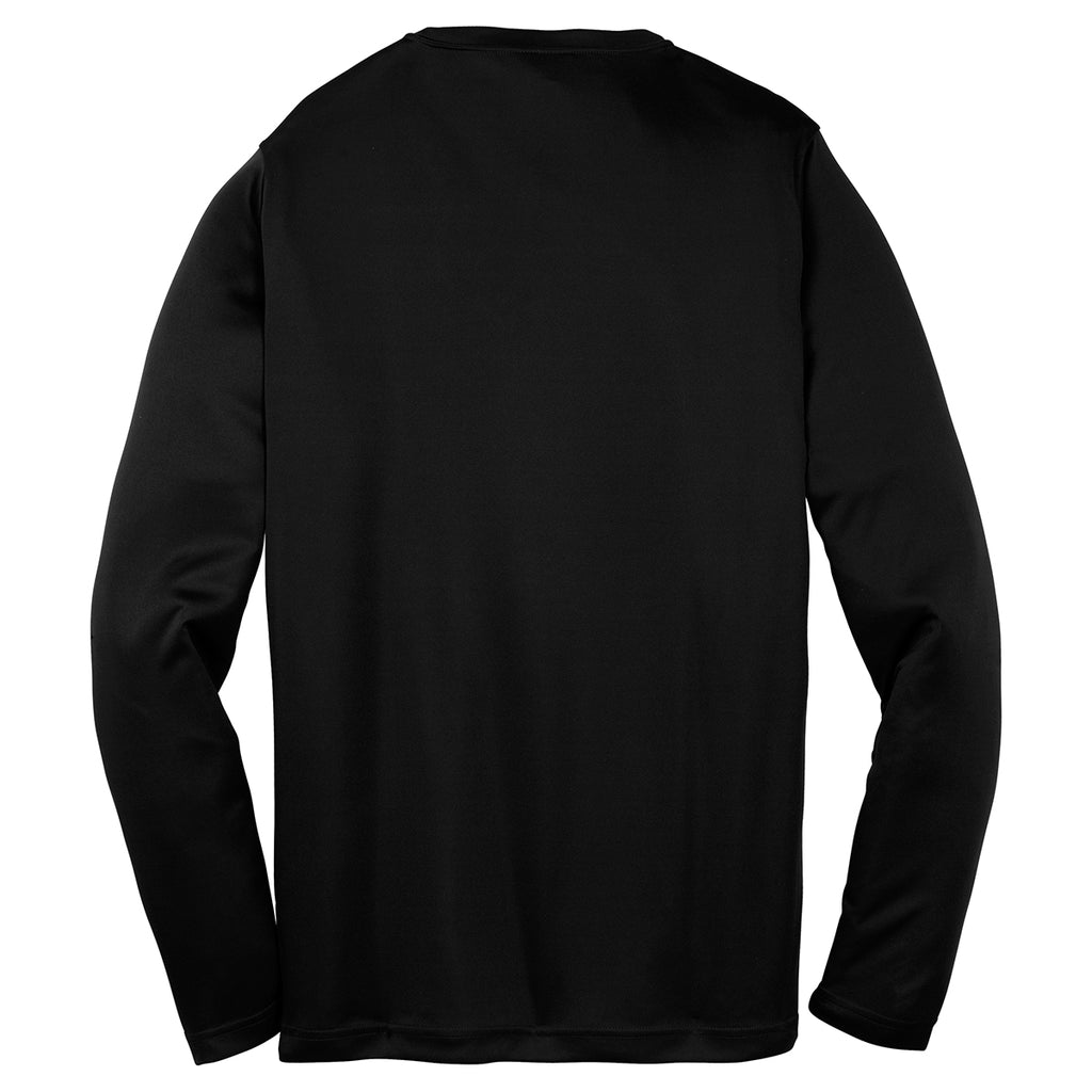 Sport-Tek Youth Black Long Sleeve PosiCharge Competitor Tee