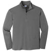 Sport-Tek Youth Grey Concrete PosiCharge Competitor 1/4-Zip Pullover