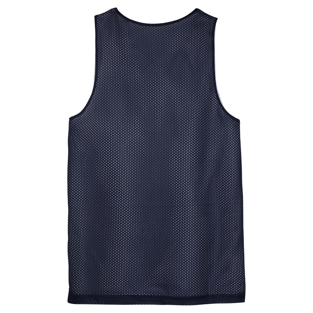 Sport-Tek Youth True Navy PosiCharge Classic Mesh Reversible Tank