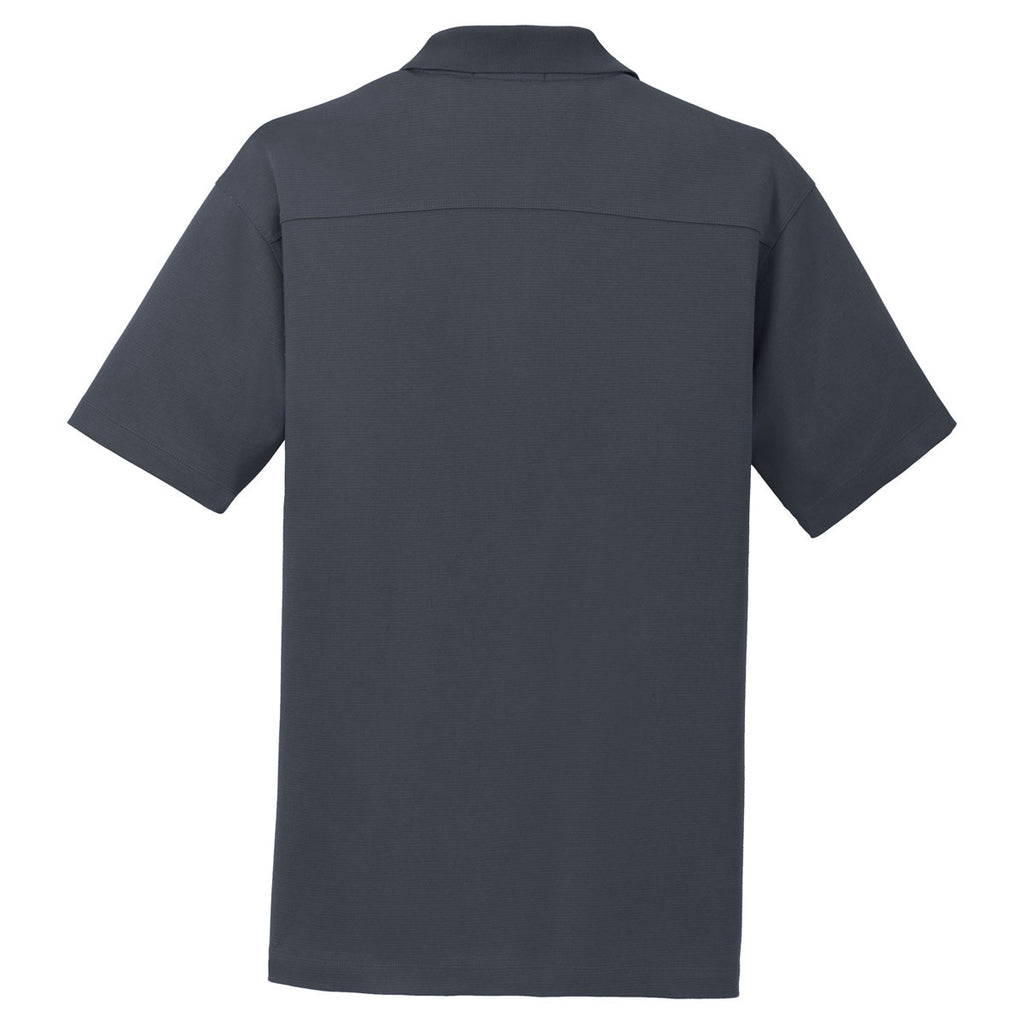 Sport-Tek Youth Graphite Grey PosiCharge RacerMesh Polo