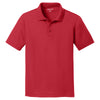 Sport-Tek Youth True Red PosiCharge RacerMesh Polo