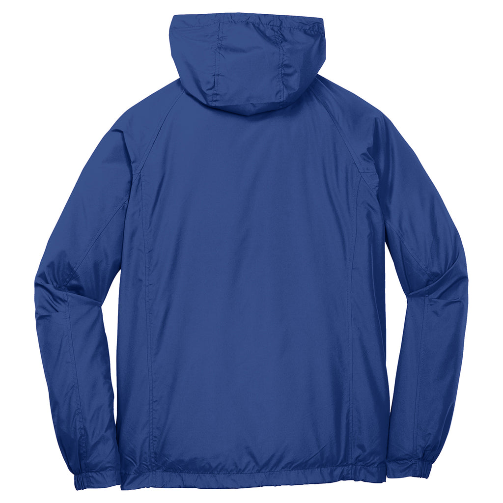 Sport-Tek Youth True Royal Hooded Raglan Jacket