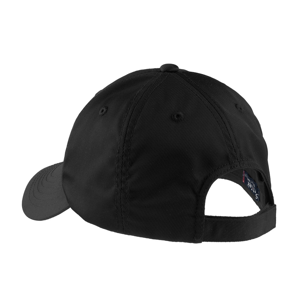 Sport-Tek Youth Black Dry Zone Nylon Cap