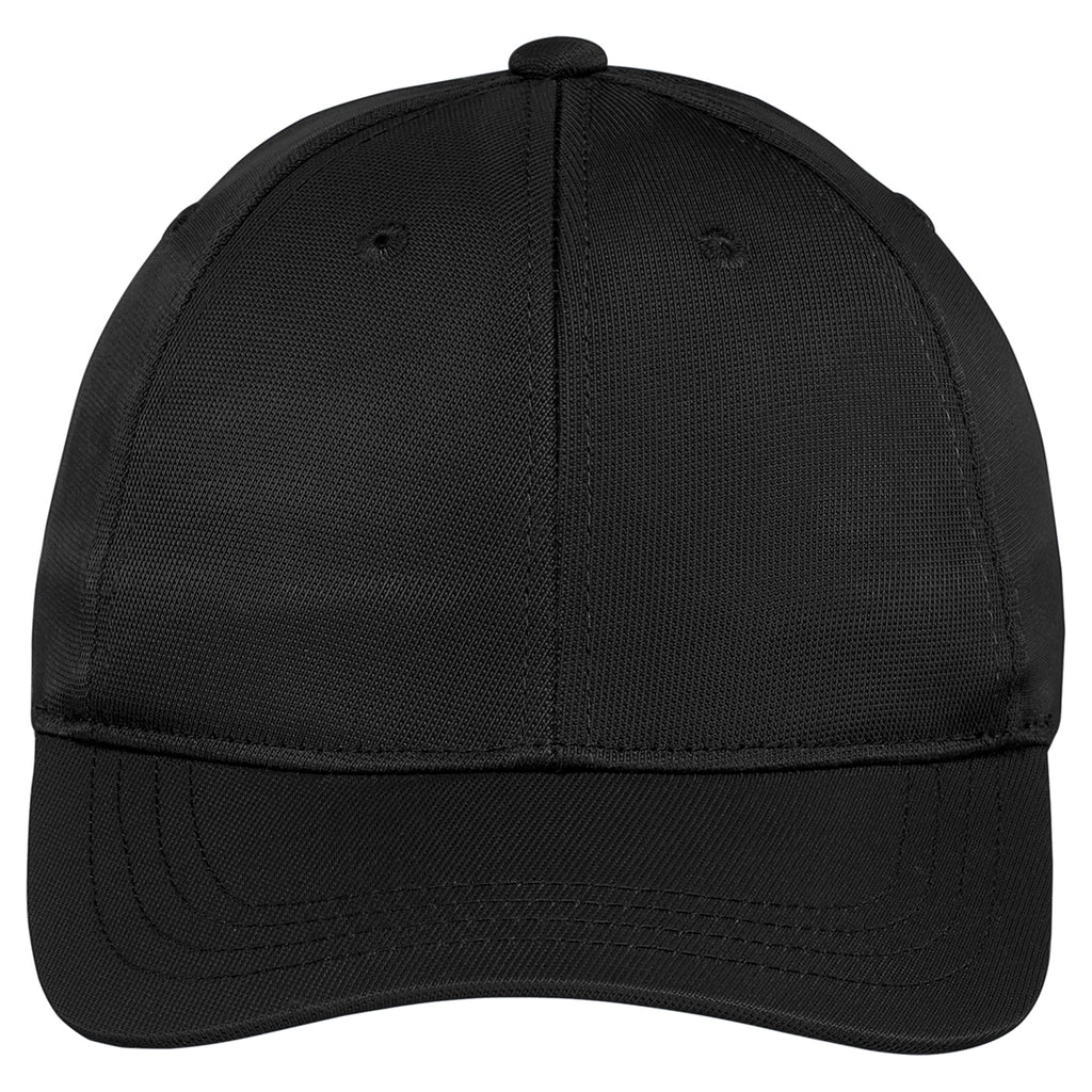 Sport-Tek Youth Black Dry Zone Nylon Cap