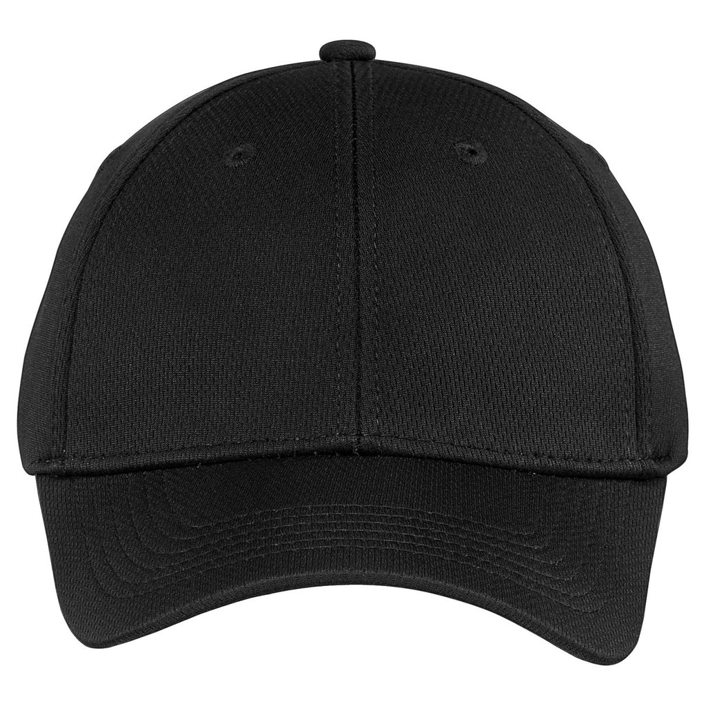 Sport-Tek Youth Black PosiCharge RacerMesh Cap