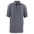 Zusa Men's Steel/Black Heather Stripe Polo