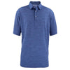 Rally Zusa Men's Vivid Blue/Navy Heather Stripe Polo