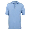 Zusa Men's Summer Sky Heather Stripe Polo