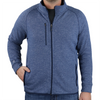 48-Hour Zusa Men's True Navy Heather Midtown Fleece Full Zip