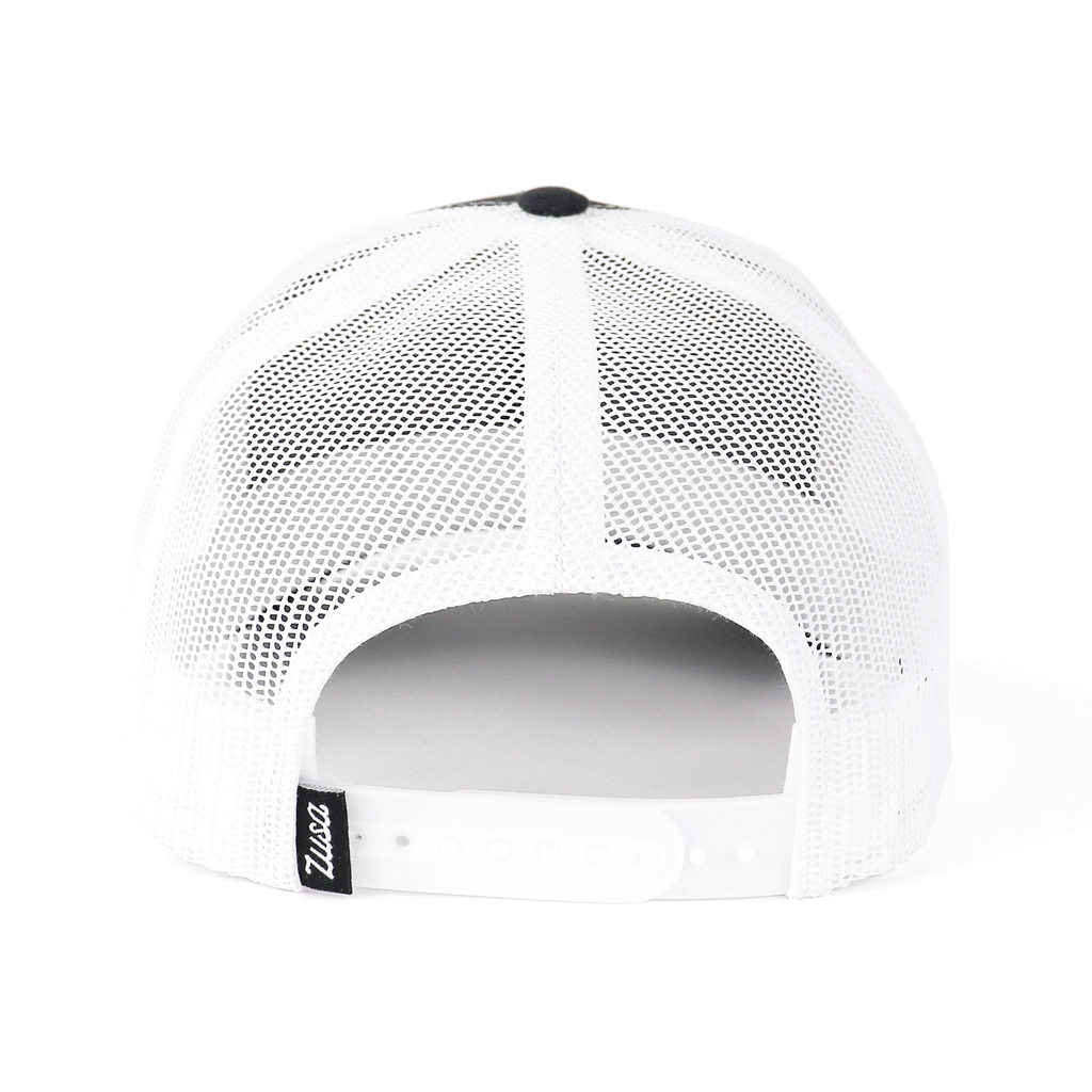 Zusa 3 Day Black/White Open Road Trucker Cap