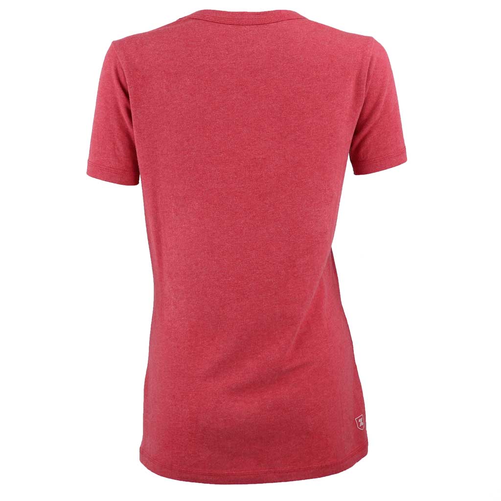 48-Hour Zusa Women's Red Heather Peachy Tee