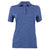 Rally Zusa Women's Vivid Blue/Navy Heather Stripe Polo