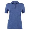 Rally Zusa Women's Vivid Blue/Navy Heather Stripe Polo