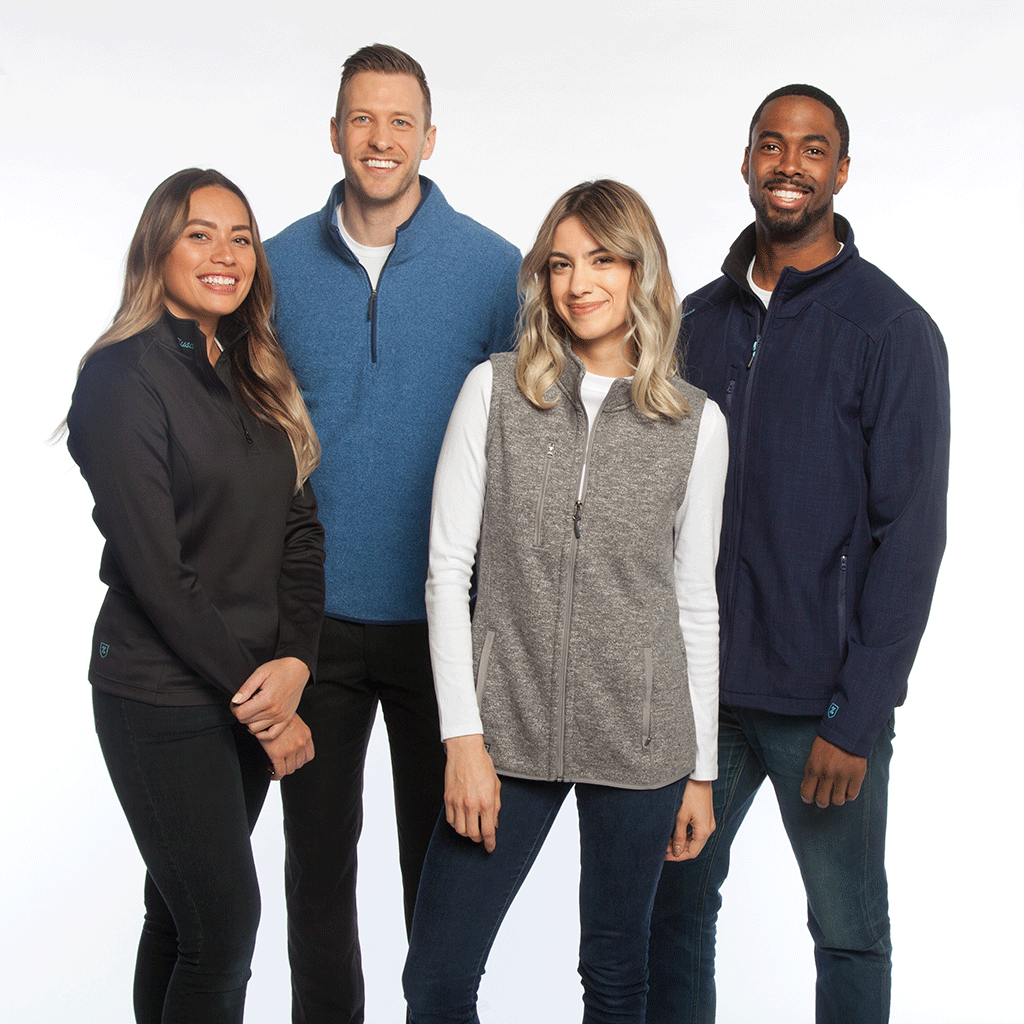 48-Hour Zusa Women's Light Grey Heather Midtown Fleece Vest