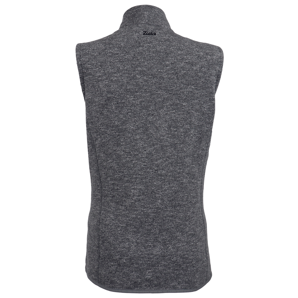 Zusa Women's Light Grey Heather Midtown Fleece Vest